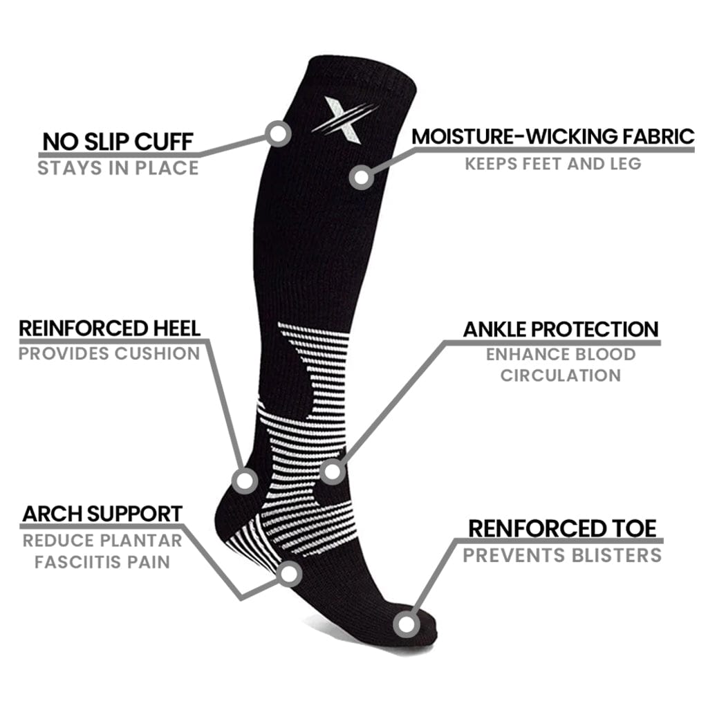 Recovery Pack Compression Socks (6-Pairs)