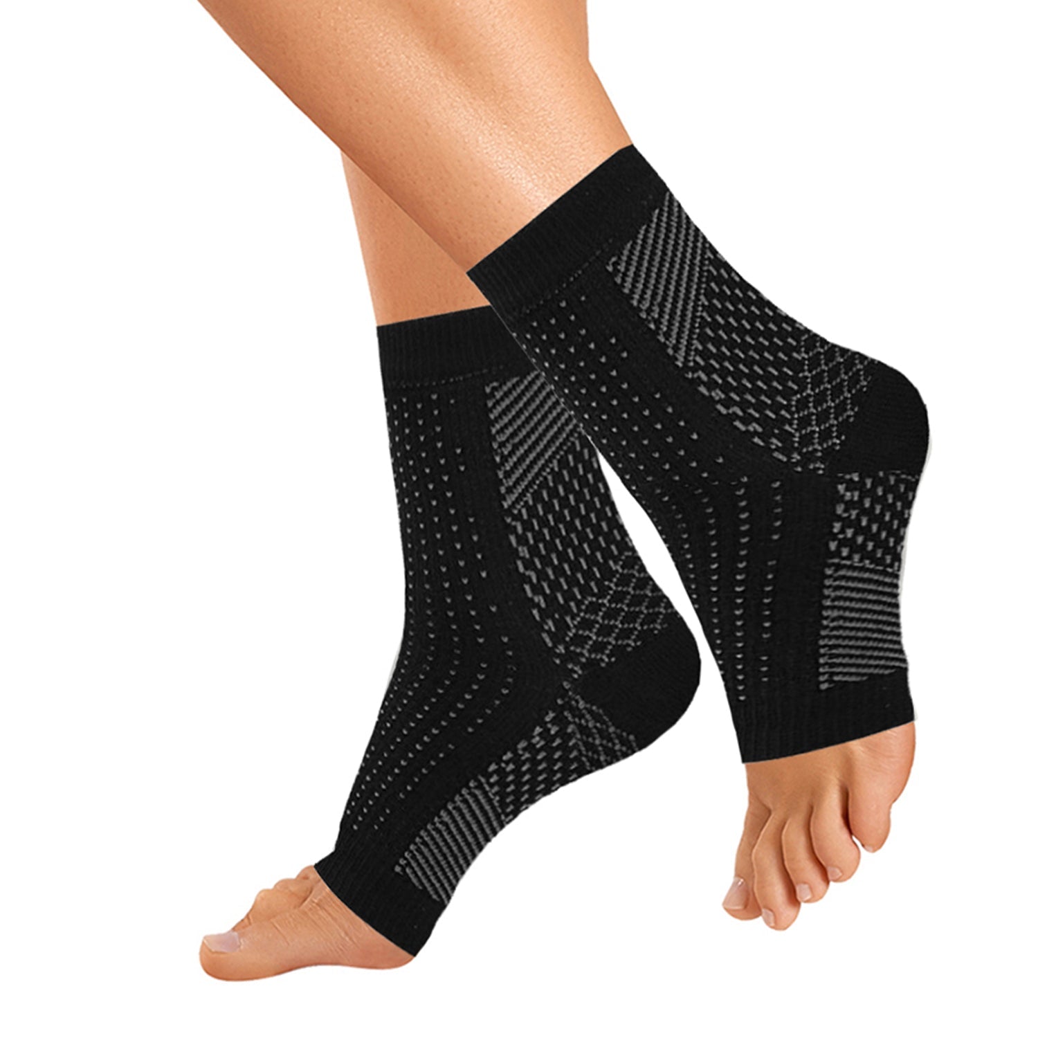 Copper Compression Foot Sleeves for Recovery - 1 Pair