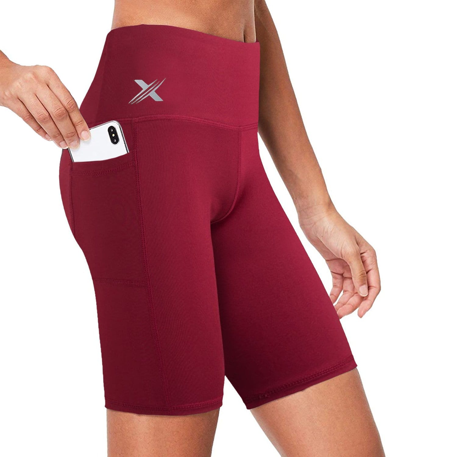 HIGHDAYS 5 Biker Shorts For Women - High Waist Tummy Control  Stretch Spandex Workout Shorts For Yoga Running Athletic Gym