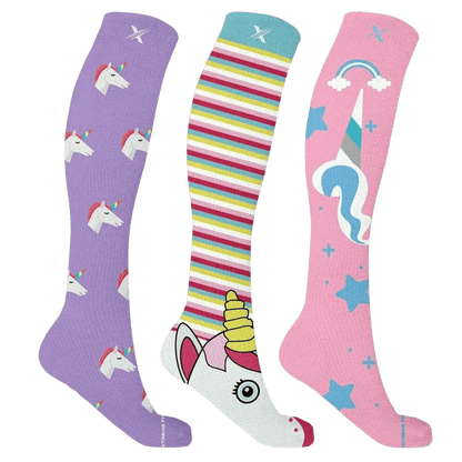 Unicorn Collection Compression Socks (3-Pairs)
