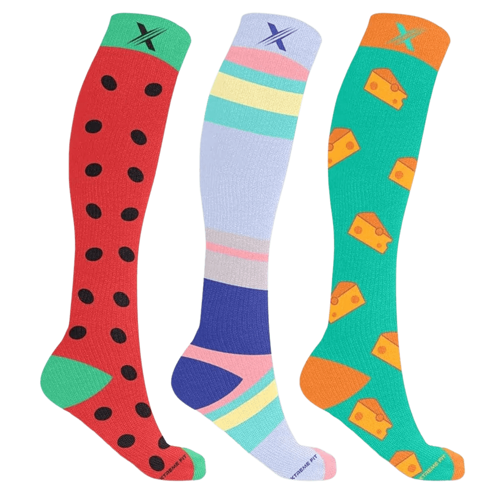 Picnic in Central Park Compression Socks (3-Pairs)