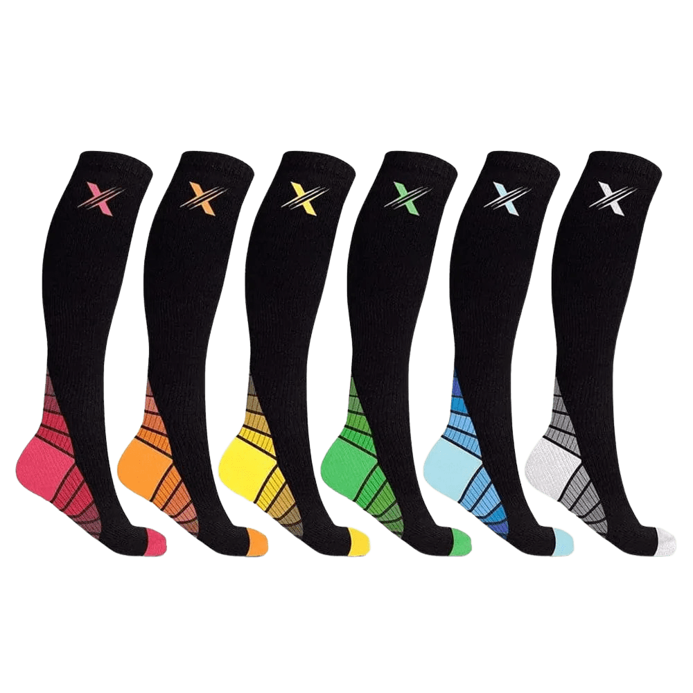 Sports Lightweight Compression Socks (6-Pairs)