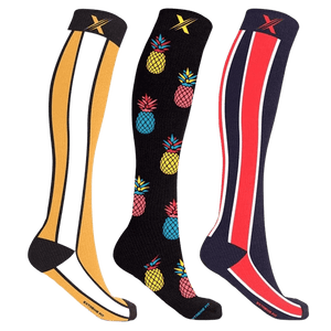Extreme Fit - 90’S STREETWEAR COMPRESSION SOCKS (3-PAIRS) - KNEE-LENGTH