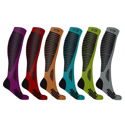 Extreme Fit - TARGETED PAIN RELIEF COPPER COMPRESSION SOCKS (6-PAIRS) - KNEE-LENGTH