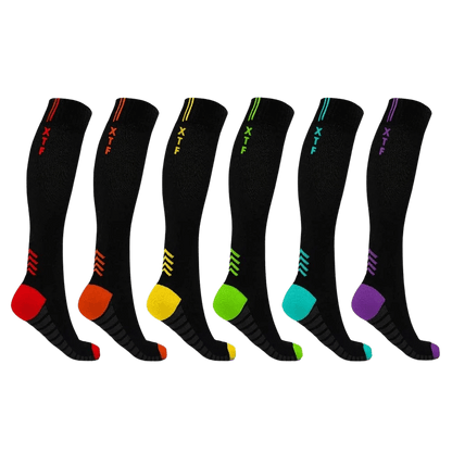 Extreme Fit - EVERYDAY ESSENTIALS SOCKS (6-PAIRS) - KNEE-LENGTH