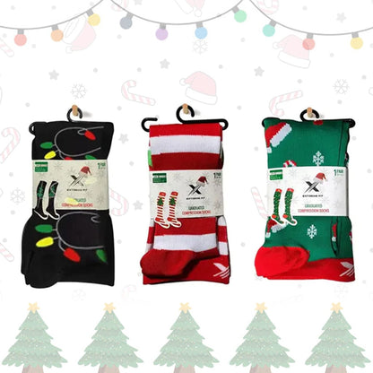Extreme Fit - HOLIDAY NECESSITIES SOCKS (6-PAIRS) - KNEE-LENGTH