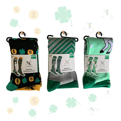 Extreme Fit - THE ST. PATRICK’S DAY COLLECTION (3-PAIRS) - KNEE-LENGTH