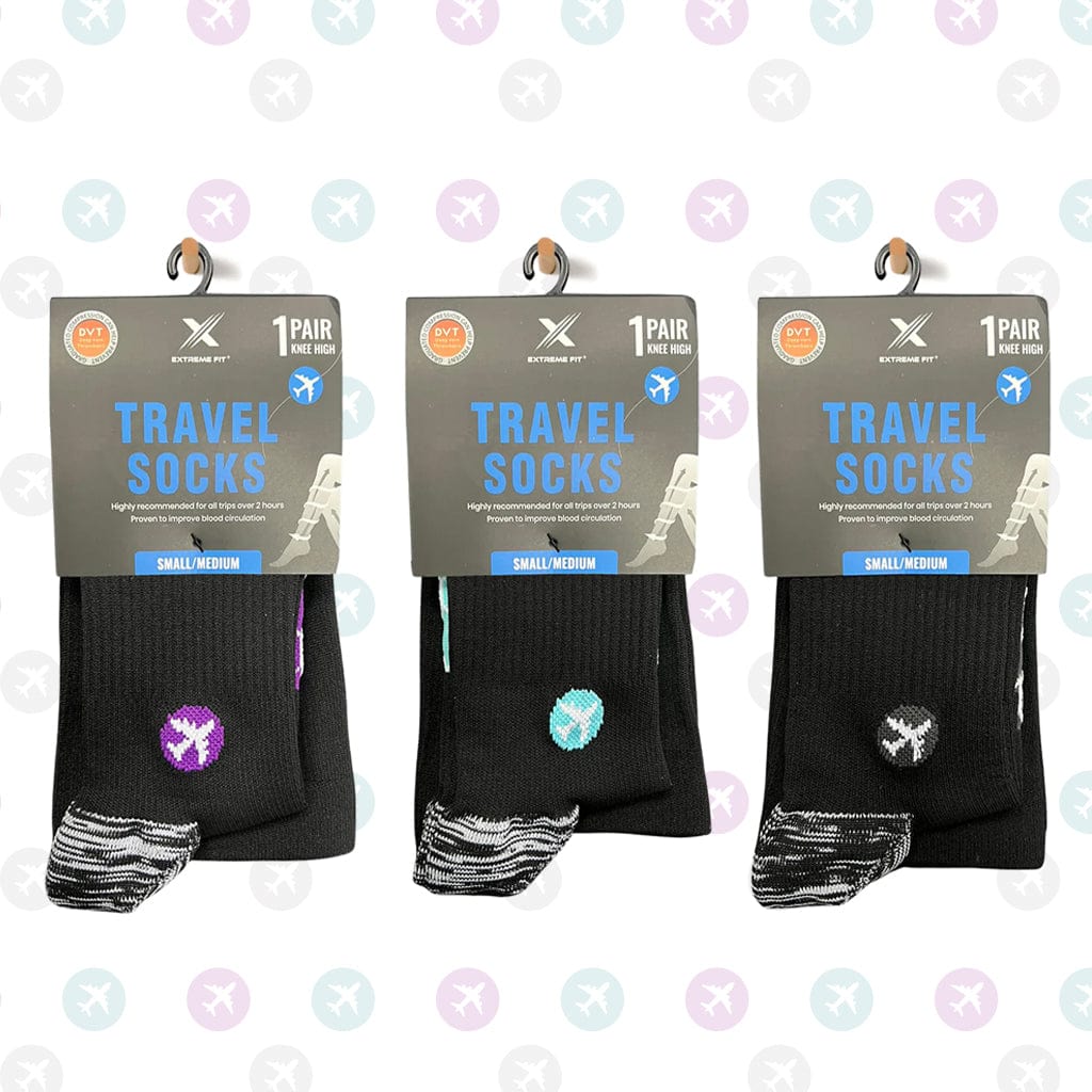 Extreme Fit - TRAVEL SOCKS (3-PAIRS) - KNEE-LENGTH