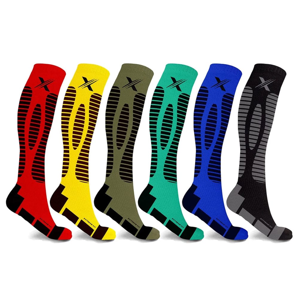 Extreme Fit - KINGSTON COMPRESSION SOCKS (6-PAIRS) - KNEE-LENGTH