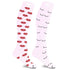 Extreme Fit - MISMATCHED: LIPS & LASHES COMPRESSION SOCKS - KNEE-LENGTH