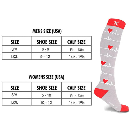 Extreme Fit - LIFE-SAVERS COMPRESSION SOCKS (3-PAIRS) - KNEE-LENGTH