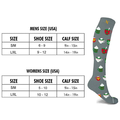 Extreme Fit - CHRISTMAS PARTIES COMPRESSION SOCKS (3-PAIRS) - KNEE-LENGTH
