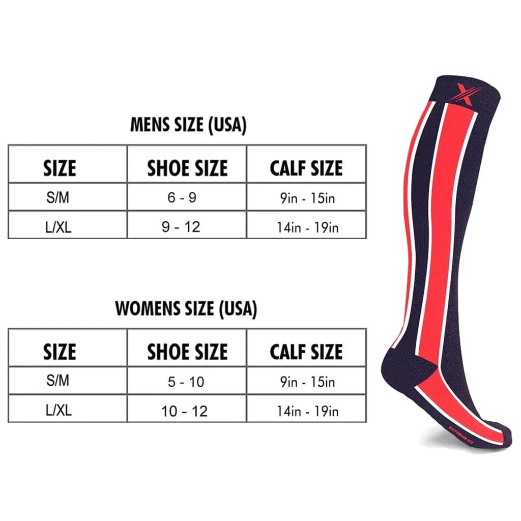 Extreme Fit - 90’S STREETWEAR COMPRESSION SOCKS (3-PAIRS) - KNEE-LENGTH