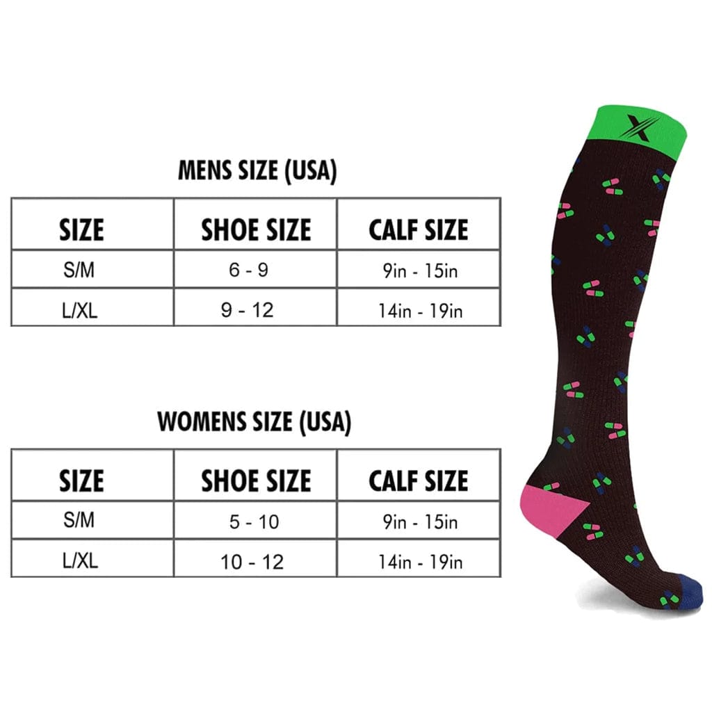 Nurse Inspired Compression Socks (3-Pairs)