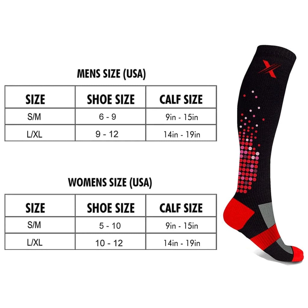 Compression Socks Sport Pink Size 6-9 – Cura Pharm