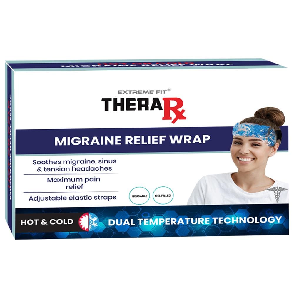 Extreme Fit - TheraRx Migraine Relief Wrap, Hot &amp; Cold - THERA RX